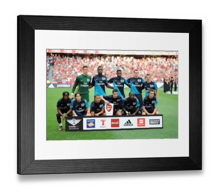 Framed Print : Arsenal vs. Benfica: 2011 Pre-Season Friendly in Lisbon Framed Print : Arsenal vs. Benfica: 2011 Pre-Season Friendly in Lisbon