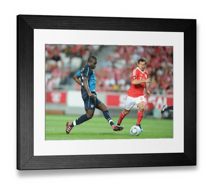 Framed Print : Frimpong Overpowers Matic: Arsenal's Pre-Season Victory Against Benfica (2011)