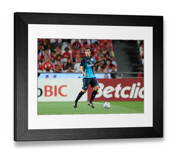 Framed Print : Miquel in Action: Arsenal vs. Benfica Pre-Season Friendly, 2011 Framed Print : Miquel in Action: Arsenal vs. Benfica Pre-Season Friendly, 2011