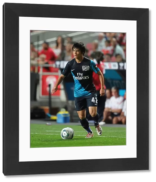 Arsenal's Ryo Miyaichi in Action against Benfica during the 2011 Pre-Season Friendly