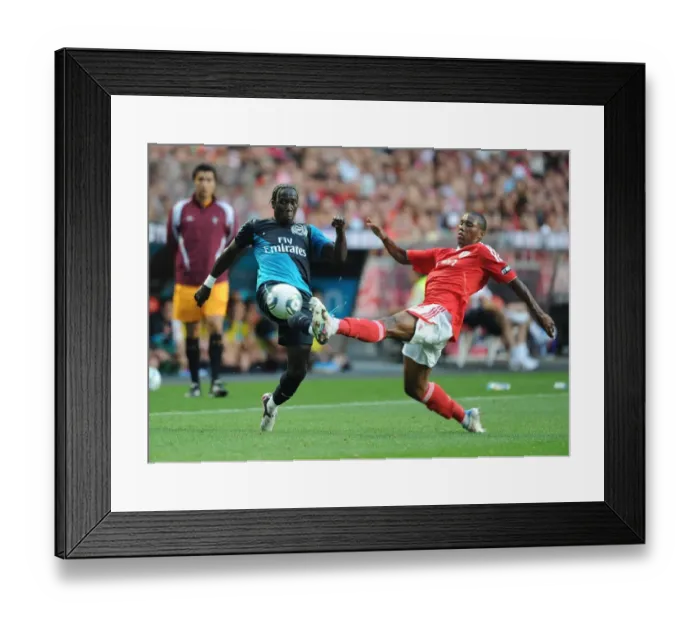 Framed Print : Clash of the Titans: Sagna vs. Emerson - Benfica vs. Arsenal Pre-Season Encounter, 2011 Framed Print : Clash of the Titans: Sagna vs. Emerson - Benfica vs. Arsenal Pre-Season Encounter, 2011