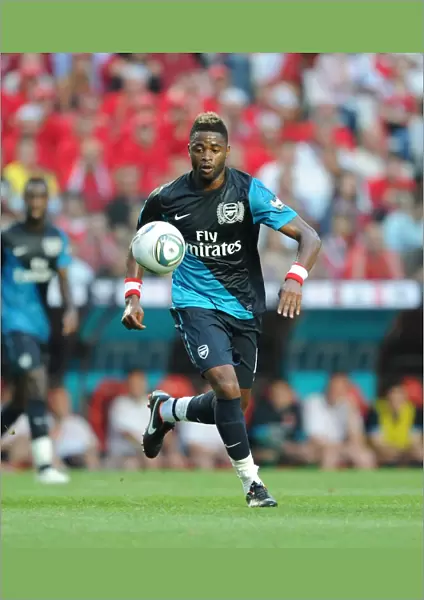 Arsenal's Alex Song in Action against Benfica during 2011 Pre-Season Friendly in Lisbon