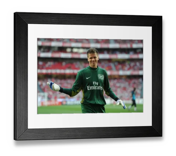 Framed Print : Arsenal's Szczesny in Pre-Season Action Against Benfica (2011-12) Framed Print : Arsenal's Szczesny in Pre-Season Action Against Benfica (2011-12)