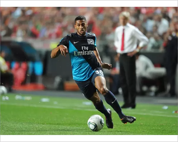 Arsenal's Armand Traore in Action against Benfica during 2011 Pre-Season Friendly in Lisbon