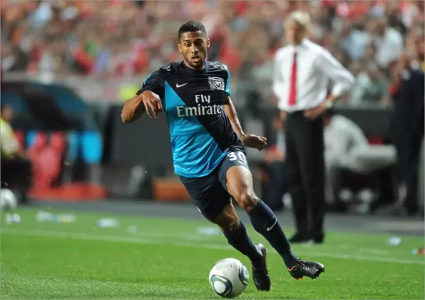 Arsenal's Armand Traore in Action against Benfica during 2011 Pre-Season Friendly in Lisbon