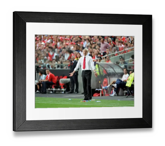 Framed Print : Arsene Wenger Leads Arsenal Against Benfica in 2011 Pre-Season Friendly Framed Print : Arsene Wenger Leads Arsenal Against Benfica in 2011 Pre-Season Friendly