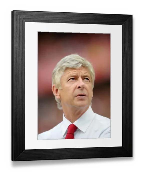 Framed Print : Wenger Leads Arsenal Against Benfica in 2011 Pre-Season Friendly