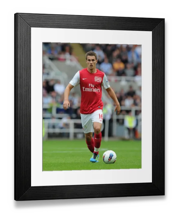 Framed Print : Aaron Ramsey in Action: Newcastle United vs. Arsenal, Premier League 2011-12 Framed Print : Aaron Ramsey in Action: Newcastle United vs. Arsenal, Premier League 2011-12