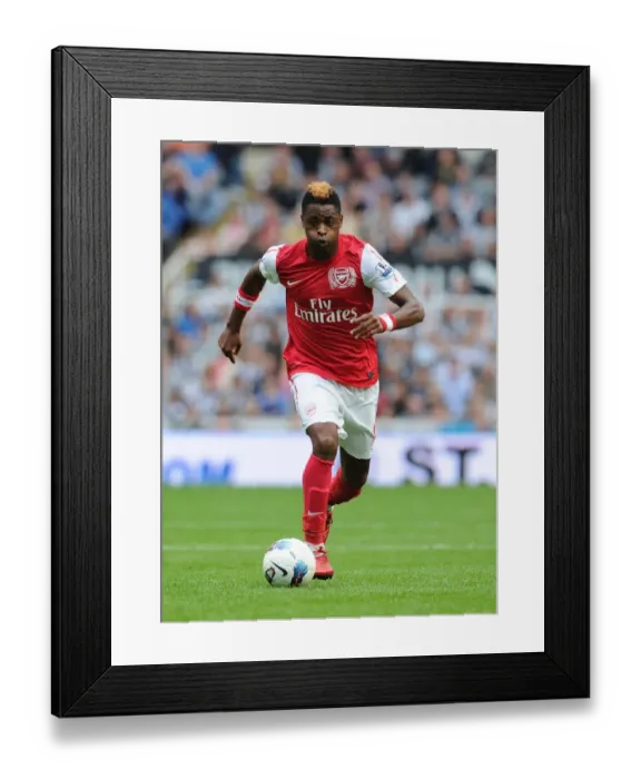 Framed Print : Alex Song in Action: Arsenal vs. Newcastle United, Premier League 2011-12