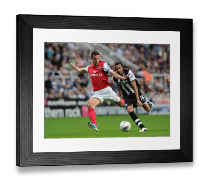 Framed Print : Van Persie vs. Coloccini: A Battle at St. James Park (Newcastle United vs. Arsenal, 2011-12)