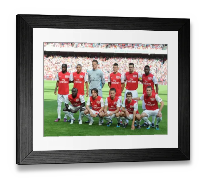 Framed Print : Arsenal vs. New York Red Bulls - Emirates Cup 2011: The Team Line-up Framed Print : Arsenal vs. New York Red Bulls - Emirates Cup 2011: The Team Line-up