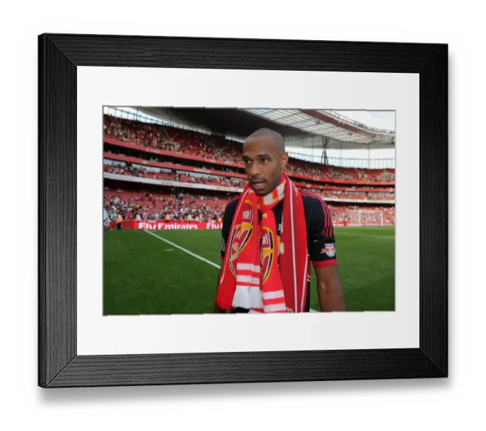 Framed Print : Thierry Henry's Emirates Homecoming: Arsenal vs New York Red Bulls, 2011 Framed Print : Thierry Henry's Emirates Homecoming: Arsenal vs New York Red Bulls, 2011