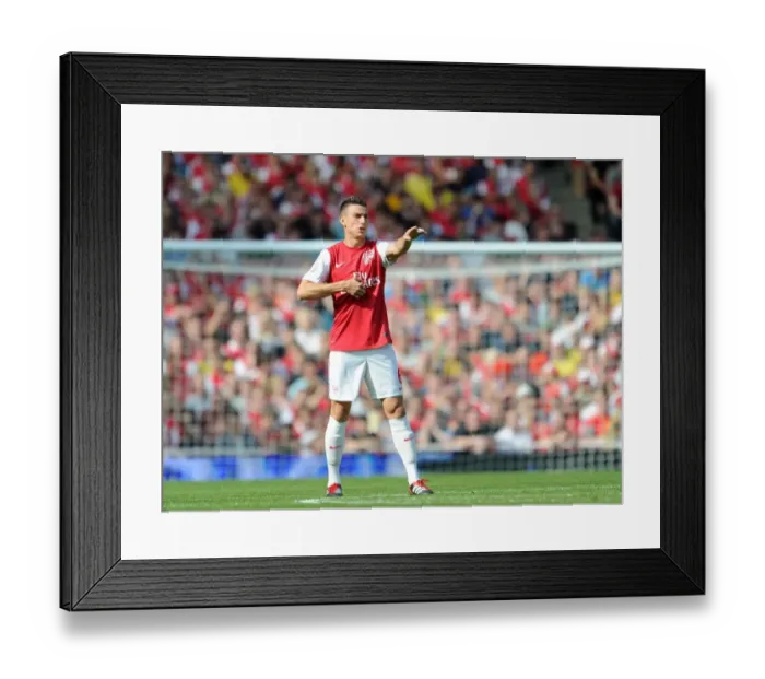 Framed Print : Laurent Koscielny (Arsenal). Arsenal 1: 1 New York Red Bulls. Emirates Cup Day 2 Framed Print : Laurent Koscielny (Arsenal). Arsenal 1: 1 New York Red Bulls. Emirates Cup Day 2
