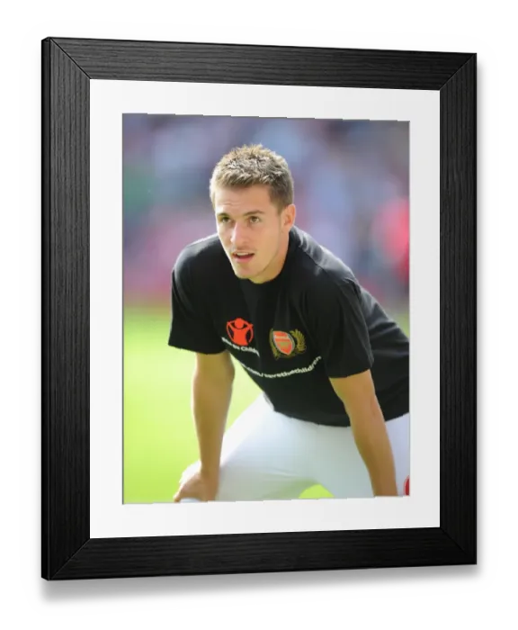 Framed Print : Arsenal's Aaron Ramsey in Action at Emirates Stadium, 2011