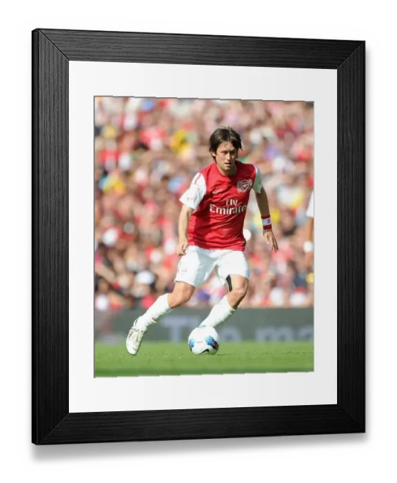 Framed Print : Tomas Rosicky in Action: Arsenal vs New York Red Bulls, Emirades Cup Day 2