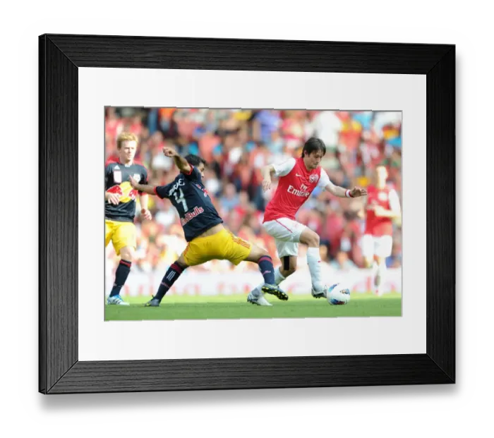 Framed Print : Tomas Rosicky (Arsenal) Rafeal Marquez (Red Bull). Arsenal 1: 1 New York Red Bulls Framed Print : Tomas Rosicky (Arsenal) Rafeal Marquez (Red Bull). Arsenal 1: 1 New York Red Bulls