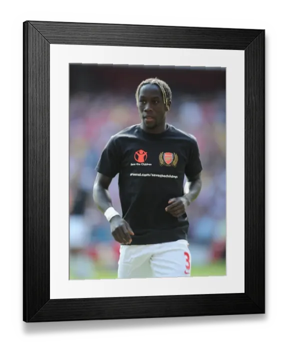 Framed Print : Arsenal's Bacary Sagna in Action at the Emirates Cup vs New York Red Bulls, 2011