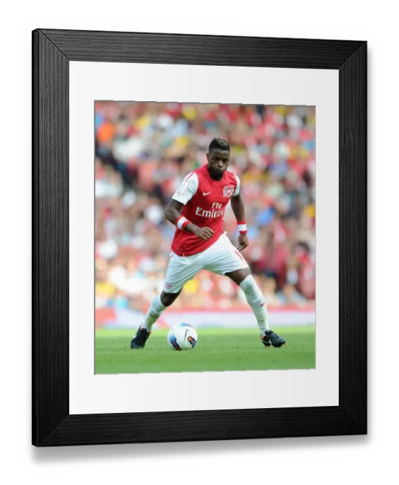 Framed Print : Alex Song in Action: Arsenal vs New York Red Bulls - Emirates Cup 2011 (1-1)