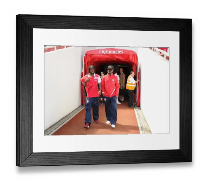 Framed Print : Arsenal's Gervinho and Emmanuel Eboue: Emirates Cup Showdown Against New York Red Bulls and Paris Saint-Germain Framed Print : Arsenal's Gervinho and Emmanuel Eboue: Emirates Cup Showdown Against New York Red Bulls and Paris Saint-Germain