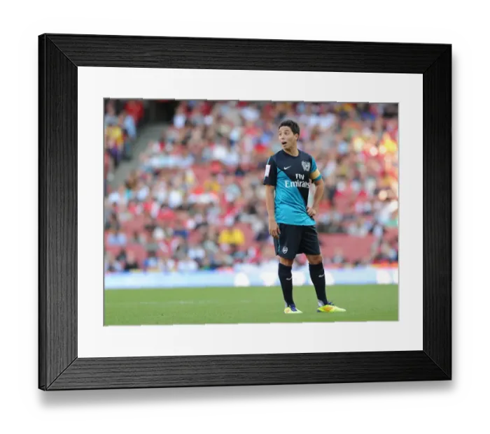 Framed Print : Samir Nasri Captains Arsenal Against Boca Juniors in the Emirates Cup, 2011 Framed Print : Samir Nasri Captains Arsenal Against Boca Juniors in the Emirates Cup, 2011
