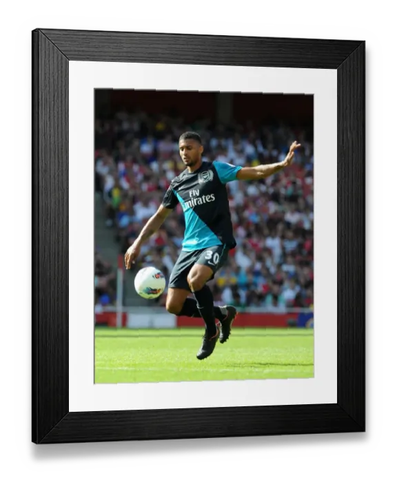 Framed Print : Arsenal vs Boca Juniors - Emirates Cup: Armand Traore's Showdown Framed Print : Arsenal vs Boca Juniors - Emirates Cup: Armand Traore's Showdown