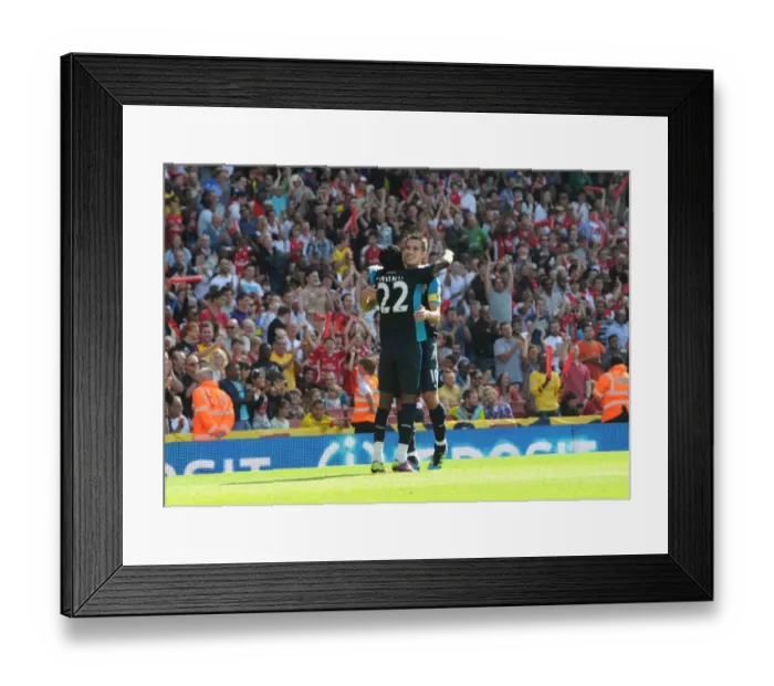 Framed Print : Arsenal vs. Boca Juniors: Robin van Persie and Gervinho Celebrate First Goal - Emirates Cup 2011 (2-2) Framed Print : Arsenal vs. Boca Juniors: Robin van Persie and Gervinho Celebrate First Goal - Emirates Cup 2011 (2-2)