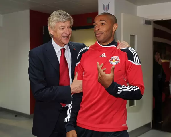 Arsene Wenger and Thierry Henry Reunited at Arsenal's Emirates Cup: Arsenal v Boca Juniors (2011)