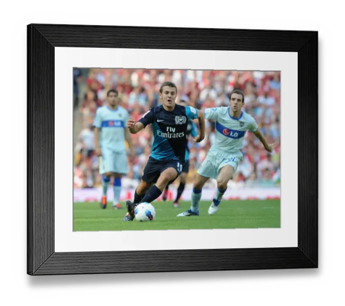 Framed Print : Jack Wilshere in Action: Arsenal vs. Boca Juniors, Emirates Cup 2011 Framed Print : Jack Wilshere in Action: Arsenal vs. Boca Juniors, Emirates Cup 2011