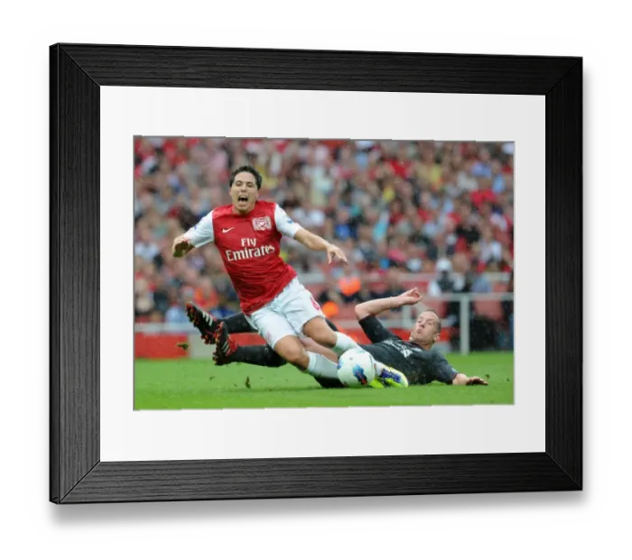 Framed Print : Nasri vs. Adam: Liverpool's Victory over Arsenal in the 2011-2012 Premier League (0-2) Framed Print : Nasri vs. Adam: Liverpool's Victory over Arsenal in the 2011-2012 Premier League (0-2)