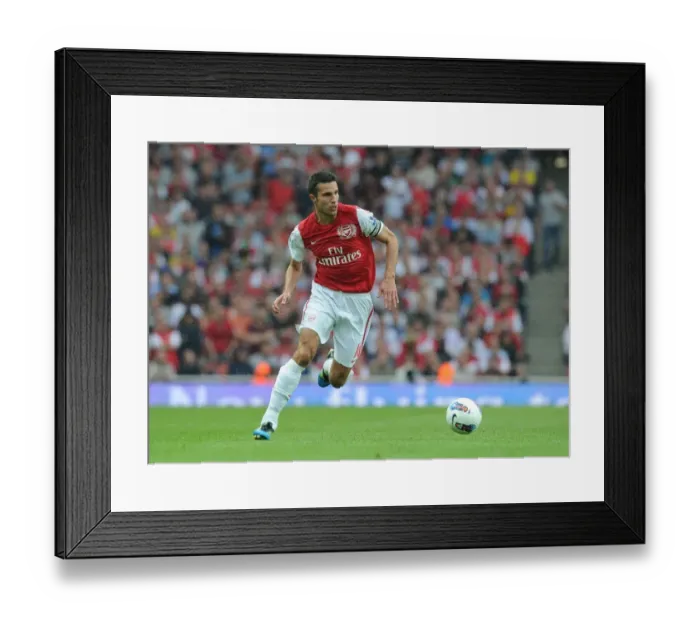 Framed Print : Robin van Persie in Action: Arsenal vs. Liverpool, 2011-2012 Premier League Framed Print : Robin van Persie in Action: Arsenal vs. Liverpool, 2011-2012 Premier League