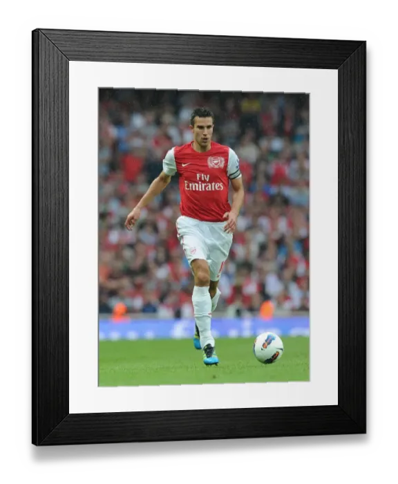 Framed Print : Robin van Persie: In Action Against Liverpool, Arsenal Premier League 2011-2012