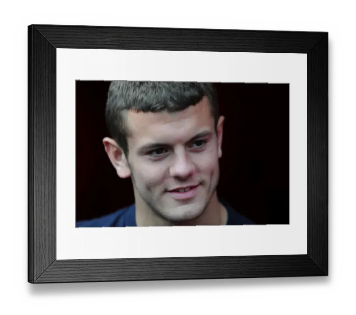 Framed Print : Jack Wilshere's Struggle: Arsenal 0:2 Liverpool, Barclays Premier League (2011)