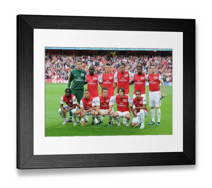 Framed Print : Arsenal Team Line-up vs Udinese - UEFA Champions League Play-Off, 2011 Framed Print : Arsenal Team Line-up vs Udinese - UEFA Champions League Play-Off, 2011