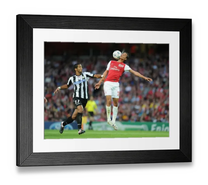 Framed Print : Chamakh vs Benatia: A Battle of Strengths in Arsenal's UEFA Champions League Clash (August 2011) Framed Print : Chamakh vs Benatia: A Battle of Strengths in Arsenal's UEFA Champions League Clash (August 2011)