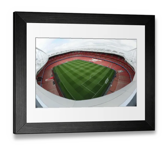 Framed Print : Arsenal's Emirates Stadium Awaits Udinese in 2011-12 UEFA Champions League Play-Off