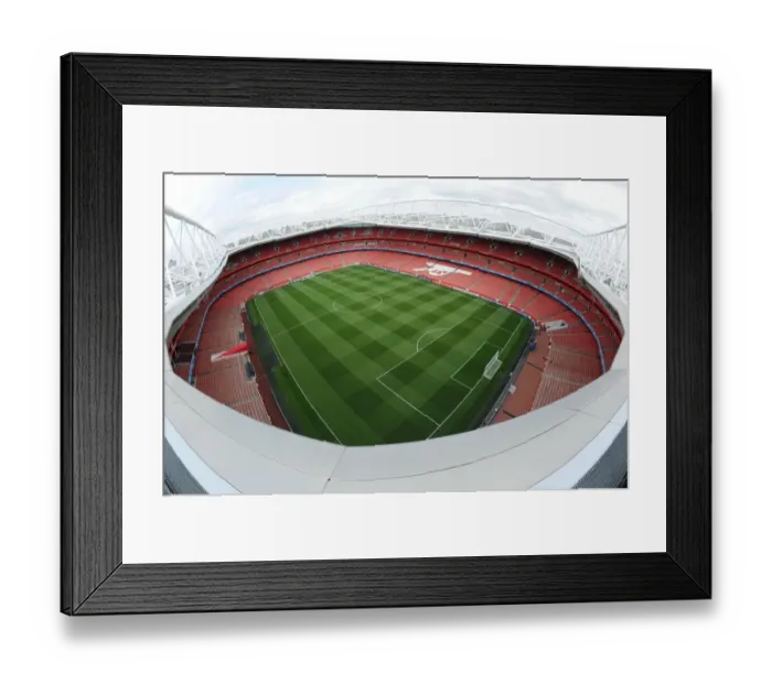 Framed Print : Arsenal's Emirates Stadium Gears Up for Udinese in 2011-12 UEFA Champions League Play-Off