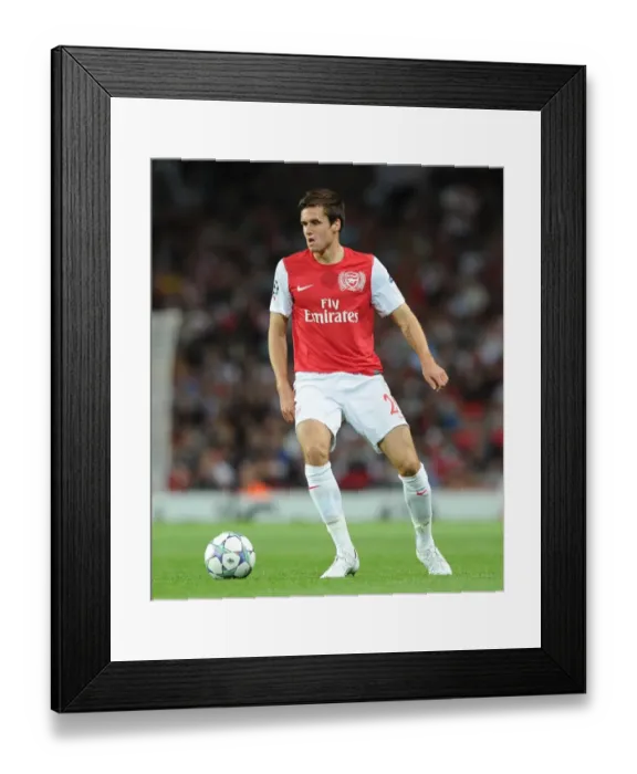 Framed Print : Arsenal's Carl Jenkinson in Action against Udinese - UEFA Champions League Play-Off 2011 Framed Print : Arsenal's Carl Jenkinson in Action against Udinese - UEFA Champions League Play-Off 2011