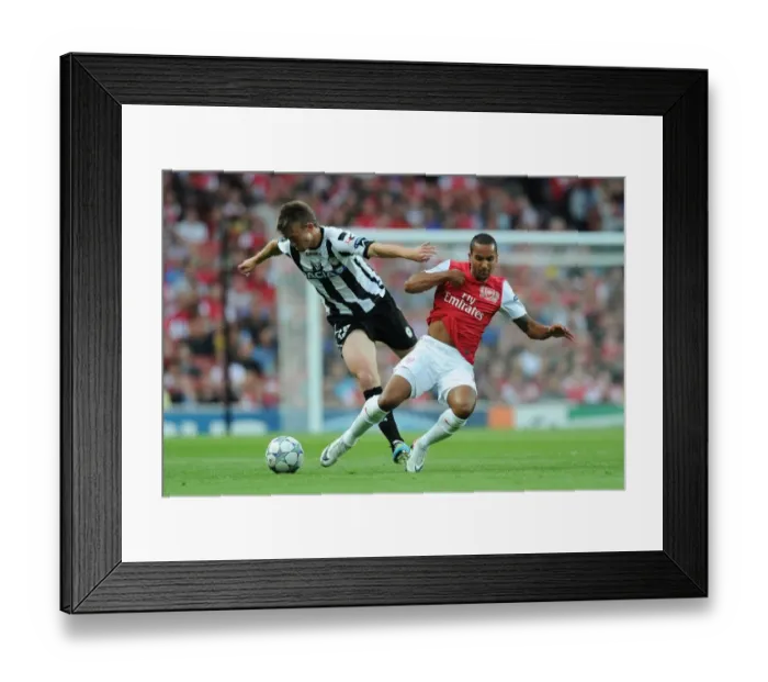 Framed Print : Theo Walcott vs Neuton: A Football Battle at the Emirates - Arsenal vs Udinese, UEFA Champions League Play-Off, 2011 Framed Print : Theo Walcott vs Neuton: A Football Battle at the Emirates - Arsenal vs Udinese, UEFA Champions League Play-Off, 2011