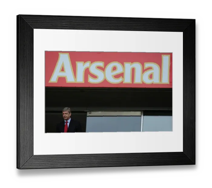 Framed Print : Arsene Wenger and Arsenal in UEFA Champions League Clash against Udinese (2011) Framed Print : Arsene Wenger and Arsenal in UEFA Champions League Clash against Udinese (2011)