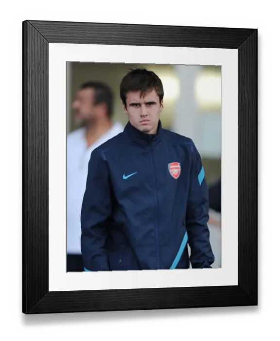 Framed Print : Carl Jenkinson: Arsenal Defender Prepares for Udinese Clash in UEFA Champions League (2011) Framed Print : Carl Jenkinson: Arsenal Defender Prepares for Udinese Clash in UEFA Champions League (2011)