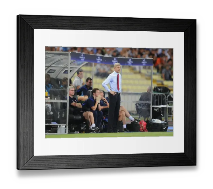 Framed Print : Arsene Wenger Leads Arsenal Against Udinese in UEFA Champions League Clash (August 2011) Framed Print : Arsene Wenger Leads Arsenal Against Udinese in UEFA Champions League Clash (August 2011)