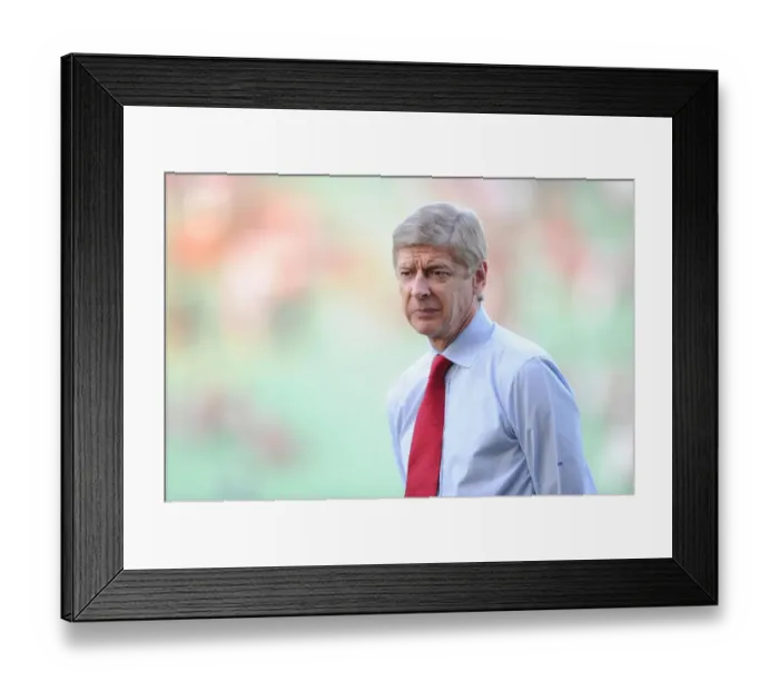 Framed Print : Arsene Wenger: Arsenal Manager Awaits Udinese Challenge in UEFA Champions League Play-Off Framed Print : Arsene Wenger: Arsenal Manager Awaits Udinese Challenge in UEFA Champions League Play-Off