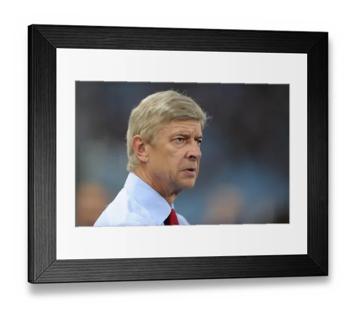 Framed Print : Arsene Wenger Leads Arsenal Against Udinese in 2011 Champions League