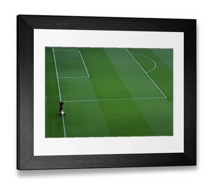 Framed Print : Preparing for the Clash: Emirates Stadium Readies for Arsenal vs. Liverpool Framed Print : Preparing for the Clash: Emirates Stadium Readies for Arsenal vs. Liverpool