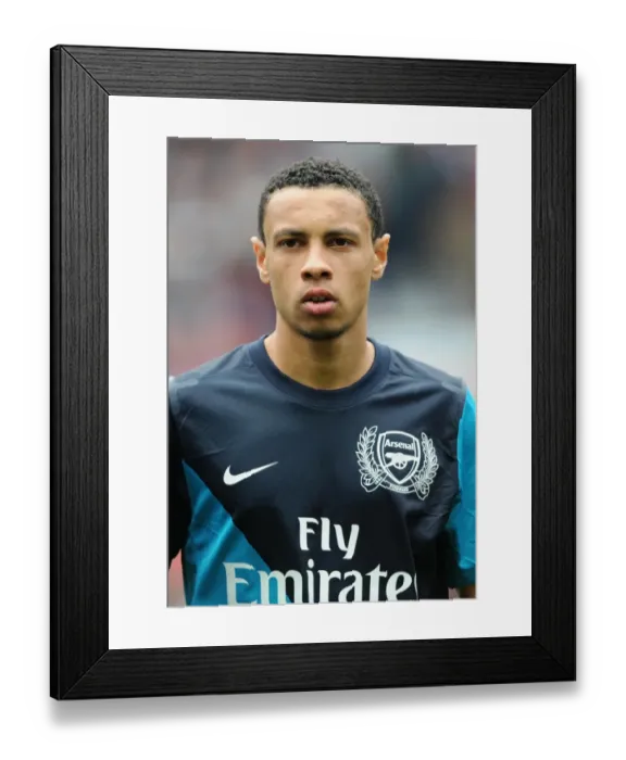 Framed Print : Coquelin vs Manchester United: Arsenal's Midfield Battle in the 2011-12 Premier League Showdown Framed Print : Coquelin vs Manchester United: Arsenal's Midfield Battle in the 2011-12 Premier League Showdown