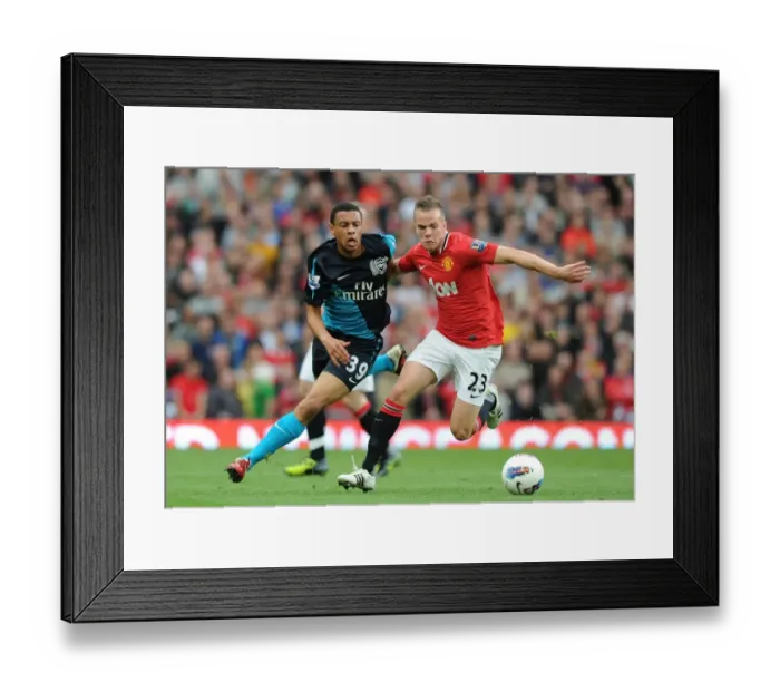 Framed Print : Clash of Midfield Titans: Coquelin vs. Cleverley (Manchester United vs. Arsenal, 2011-12) Framed Print : Clash of Midfield Titans: Coquelin vs. Cleverley (Manchester United vs. Arsenal, 2011-12)