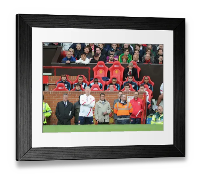 Framed Print : Arsene Wenger at Old Trafford: Arsenal vs. Manchester United, 2011-12 Premier League Framed Print : Arsene Wenger at Old Trafford: Arsenal vs. Manchester United, 2011-12 Premier League