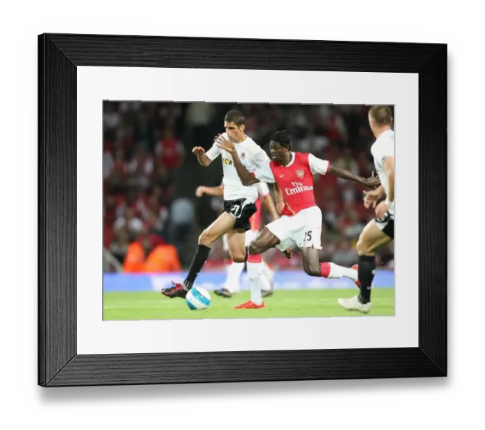 Framed Print : Emmanuel Adebayor (Arsenal) Lubos Husek (Sparta Prague) Framed Print : Emmanuel Adebayor (Arsenal) Lubos Husek (Sparta Prague)