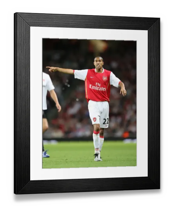 Framed Print : Arsenal's Unstoppable Triumph: Gael Clichy Shines in 3:0 UEFA Champions League Victory over Sparta Prague