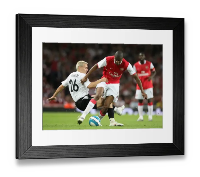 Framed Print : Abu Diaby (Arsenal) Martin Abraham (Sparta Prague) Framed Print : Abu Diaby (Arsenal) Martin Abraham (Sparta Prague)